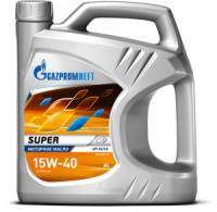 Моторное масло Gazpromneft Super 15W-40, 4л