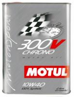 Спортивное моторное масло MOTUL 300V Chrono 10W-40 RACING, 2л